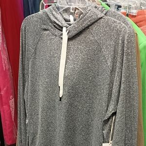 Women's Gray Hooded Sweatshirt